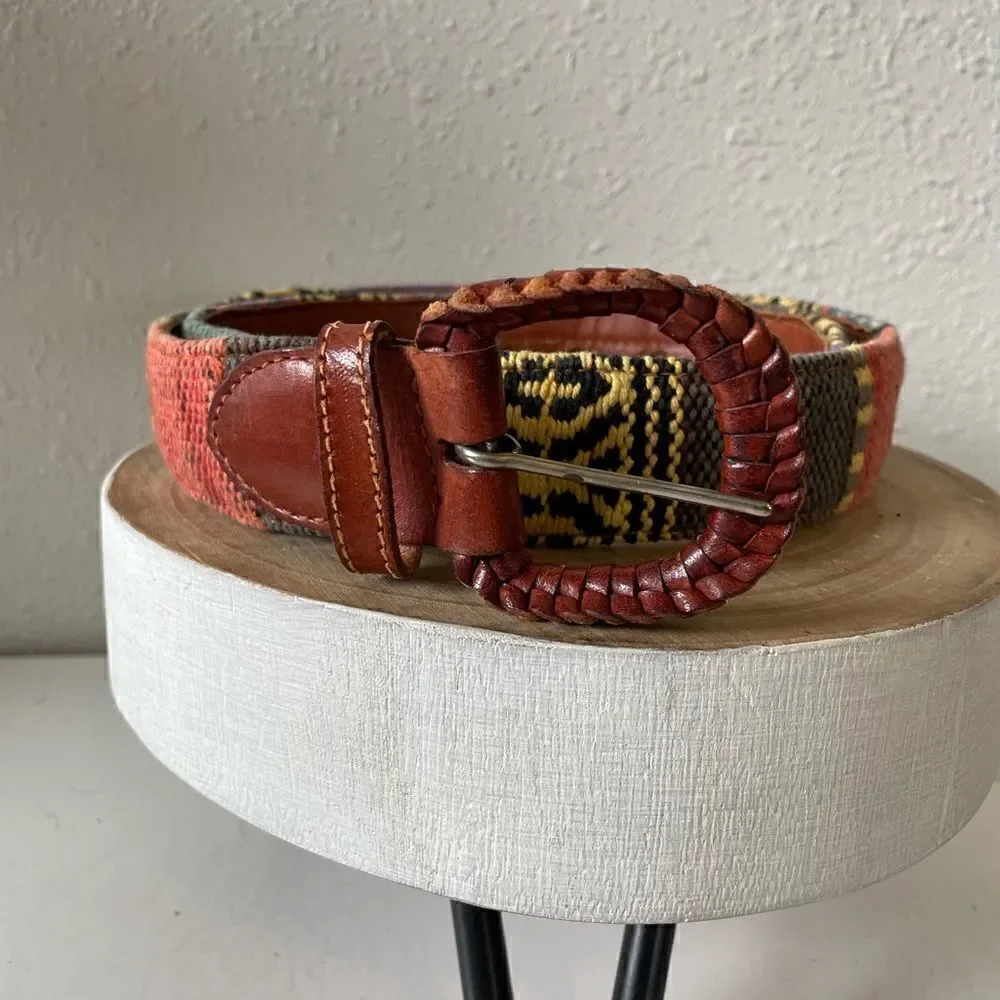 Colorful Woven Cotton Belt